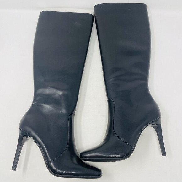 INC International Concepts Womens Size 5M Videl Knee High Dress Boots Black $129 - Picture 2 of 6